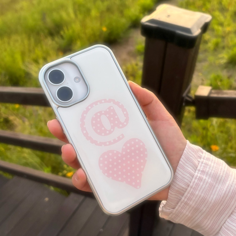 Phone Cases That Charge Your Phone - Clmj ハートドット柄 iPhoneケース iPhone 17 17e