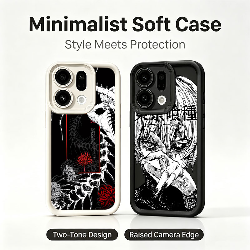 Phone Cases Tokyo - アニメ風のクールな東京喰種耐衝撃スマホケース OPPO A5 A6 A5X A6X