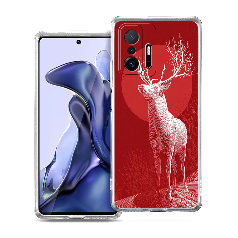 Phone Cases Red Deer - 透明電話ケース Xiaomi Mi 17 15 14