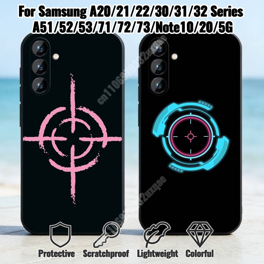 Phone Cases Target - スナイパースコープクロスヘアターゲット柄スマホケース Samsung Galaxy A73 72 71