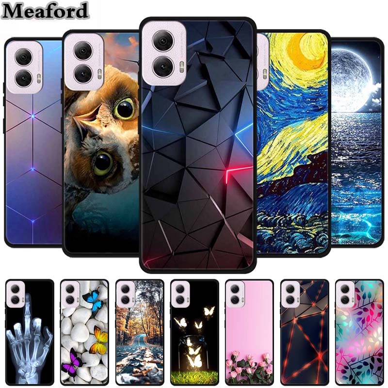 Phone Cases Moto G - オートバイ用TPUソフトシリコンケース,オリジナルアニマルデザインのバックカバー,g power 2024 5g