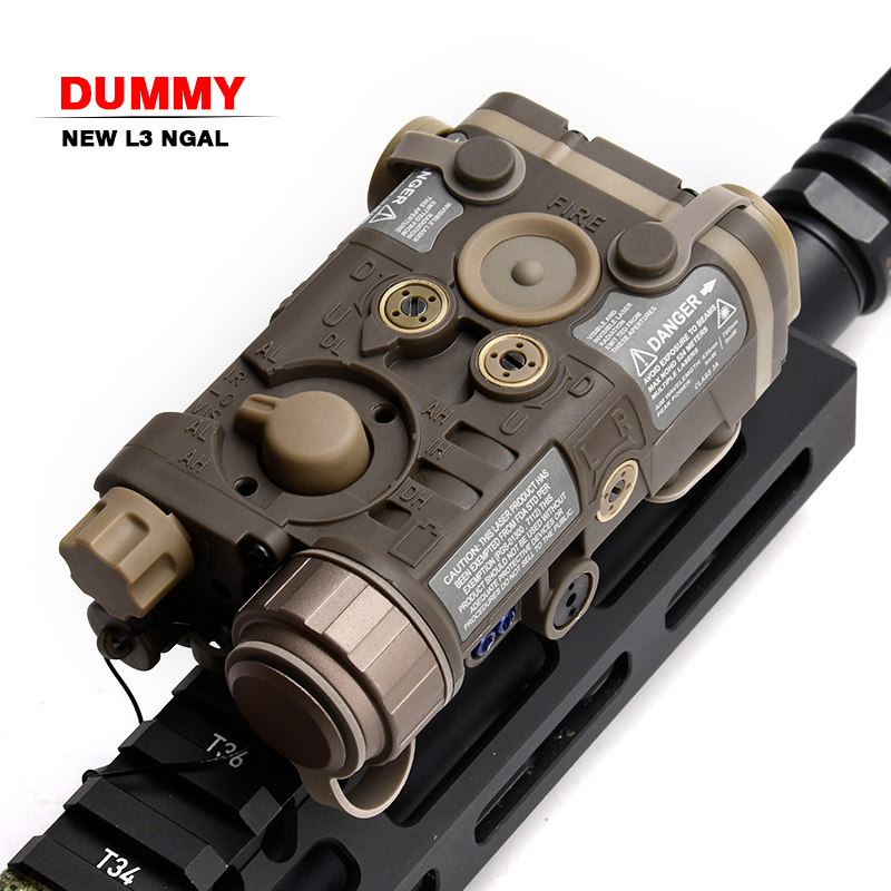 Military Grade Case - タクティカルNGALダミーナイロンバッテリーケースモデルエアソフトアクセサリー（20mmピカティニーレールLA23プラグ付き、機能なしPEQ15 PEQ DBAL）