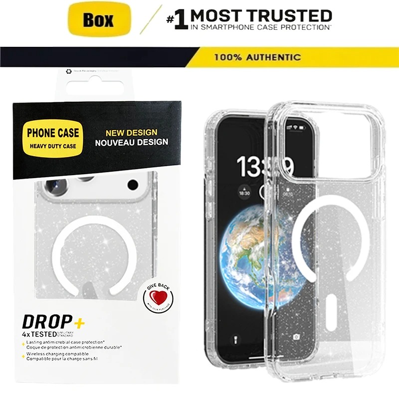 Military Grade Case - 透明フラッシュミリタリーグレードディフェンダーアーマーケース iPhone 17E Air 17 16