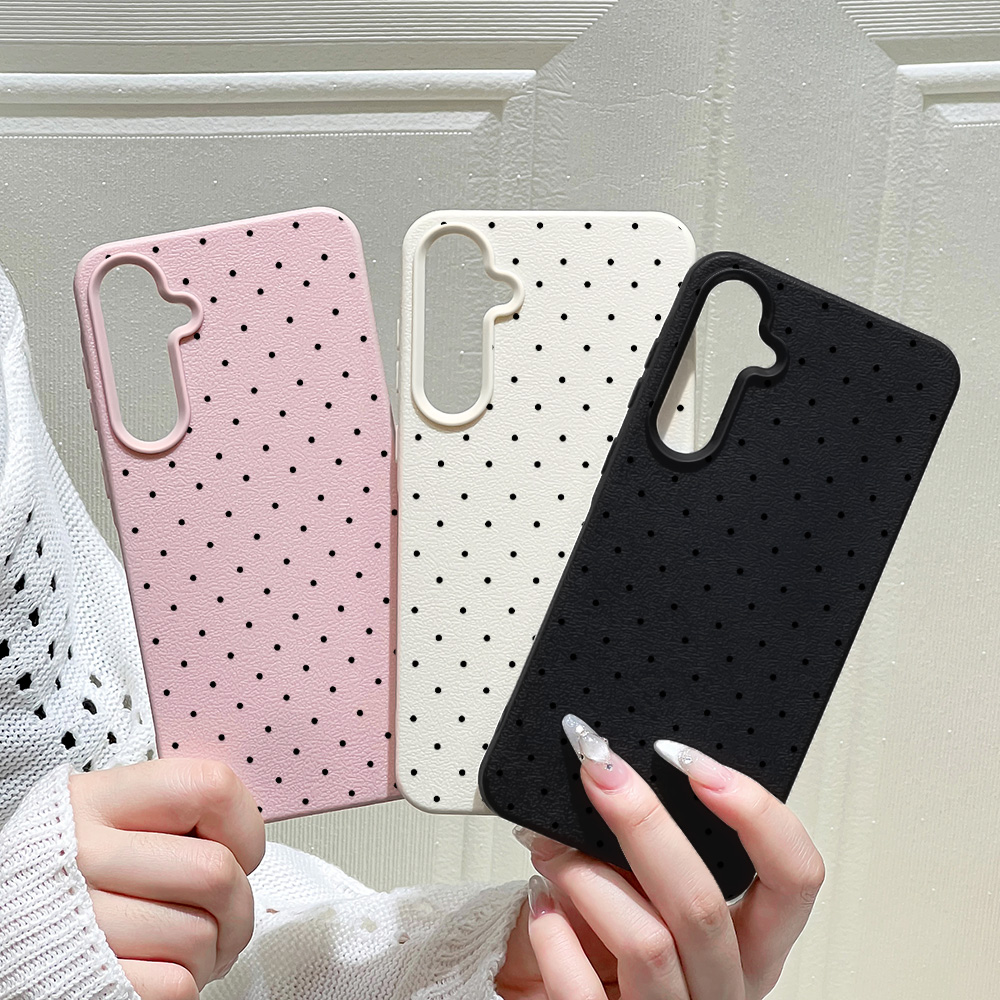 Phone Cases Polka Dot - 水玉模様のスマホケース Samsung A56 5G A16 A17