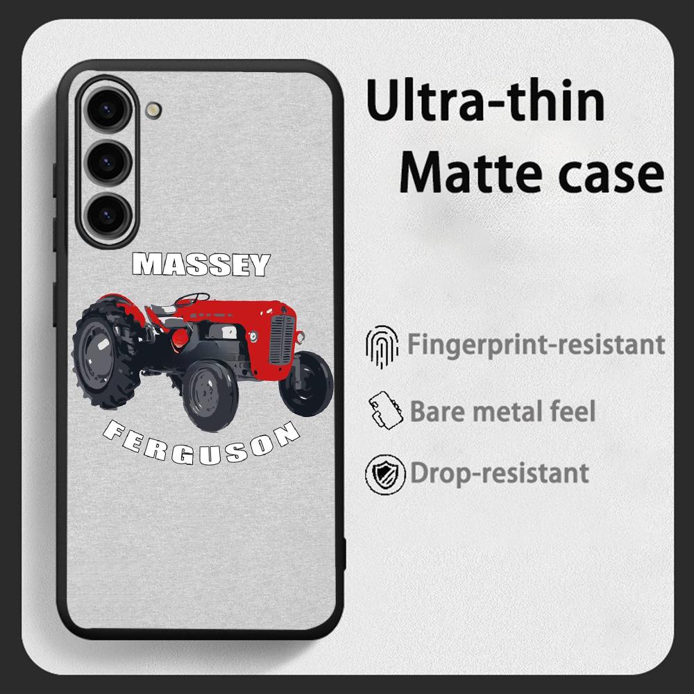 Phone Cases Galaxy S26 Ultra - マッセイファーガソントラクターファッションクールな電話ケースサムスンギャラクシーS26 S25 S24 S23 S22 S21プラスウルトラフォールドAソフトブラック用
