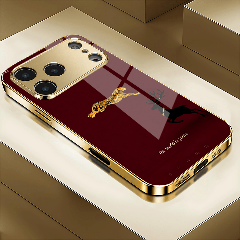 Phone Cases Red Deer - Jinbao Black Deer Wine Red iPhone