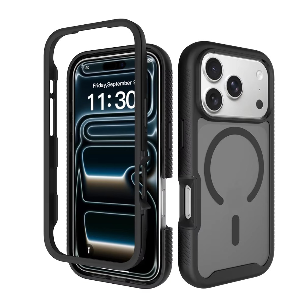 Military Grade Case - 軍事グレードの半透明磁気ケース iPhone Air 17 17Pro 17Pro