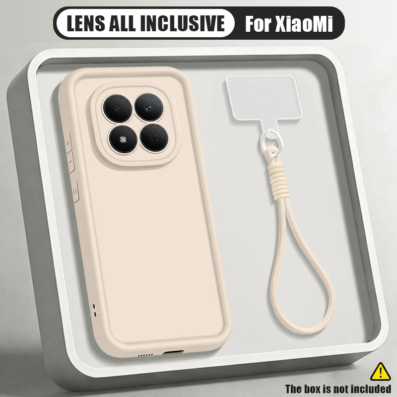 Phone Cases With Loop - ソフトTPU製ランヤード付きスマホケース Xiaomi Redmi Note 15 14