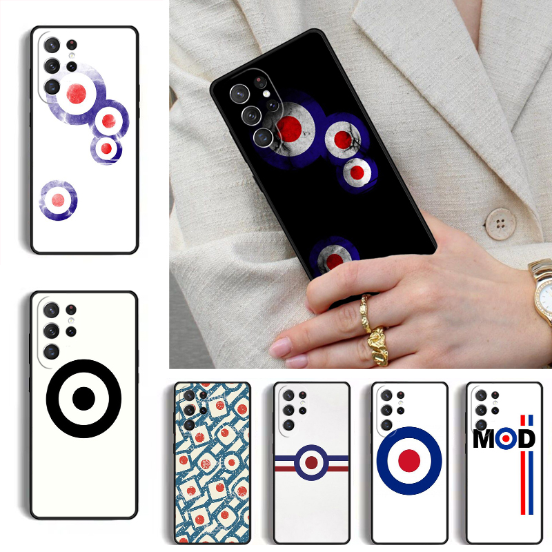 Phone Cases Target - MOD ホワイトターゲット TPU ソフトフォンケース Samsung Galaxy