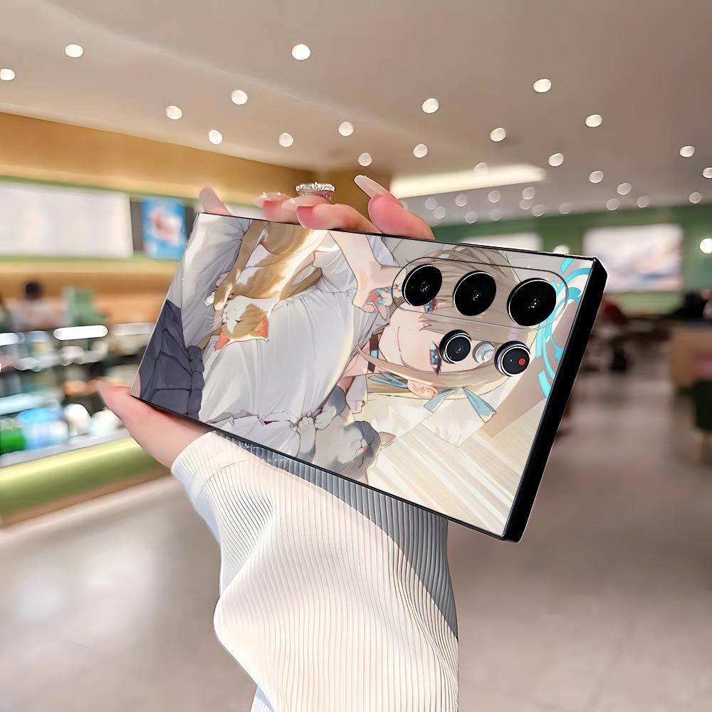 Phone Cases Galaxy S26 Ultra - ホットブルーアーカイブ グリルアスナ スマホケース サムスンギャラクシーS26 S25 S24
