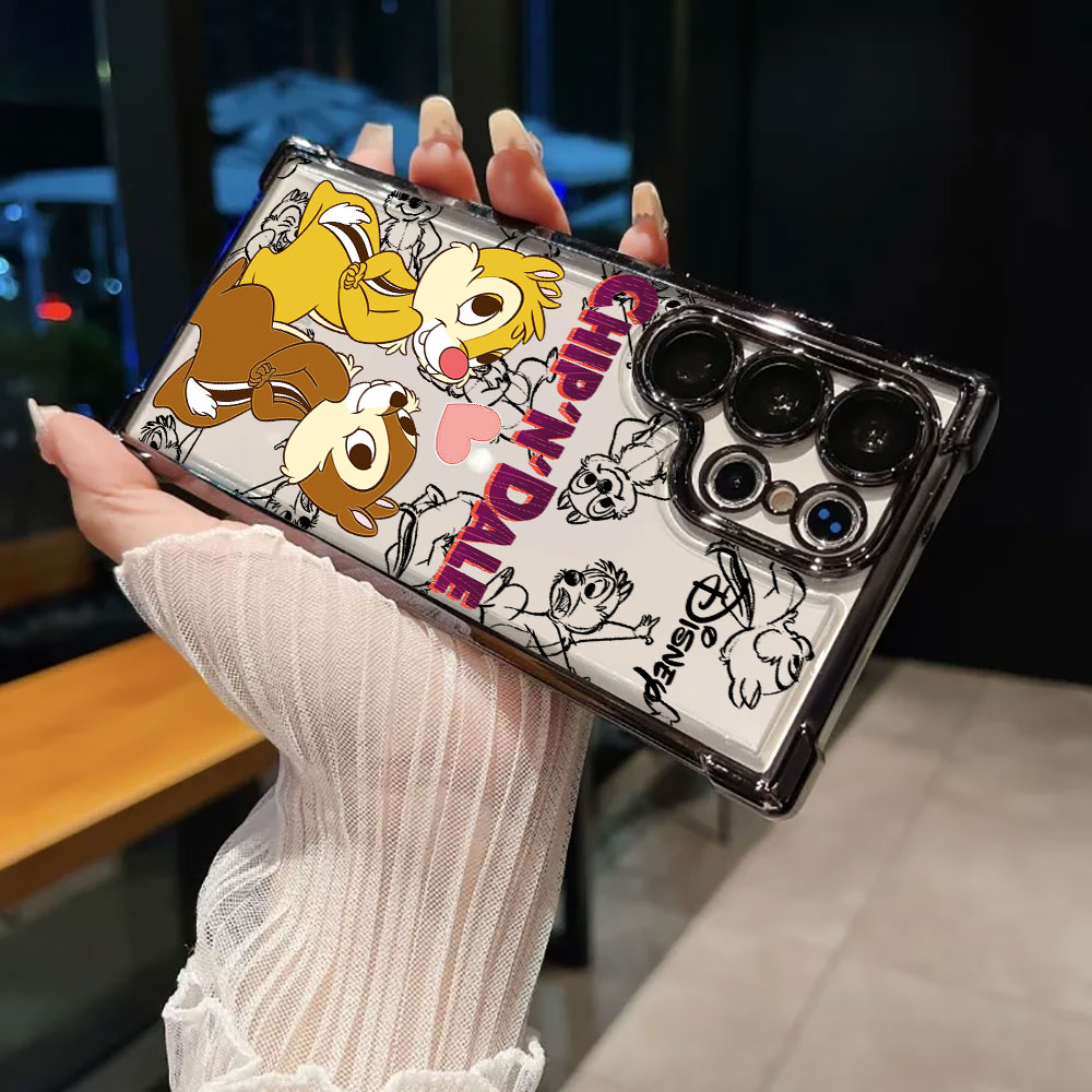 カートゥーン チップ＆デール ケース Samsung Gal - Phone Cases Samsung S24 のレビューと価格