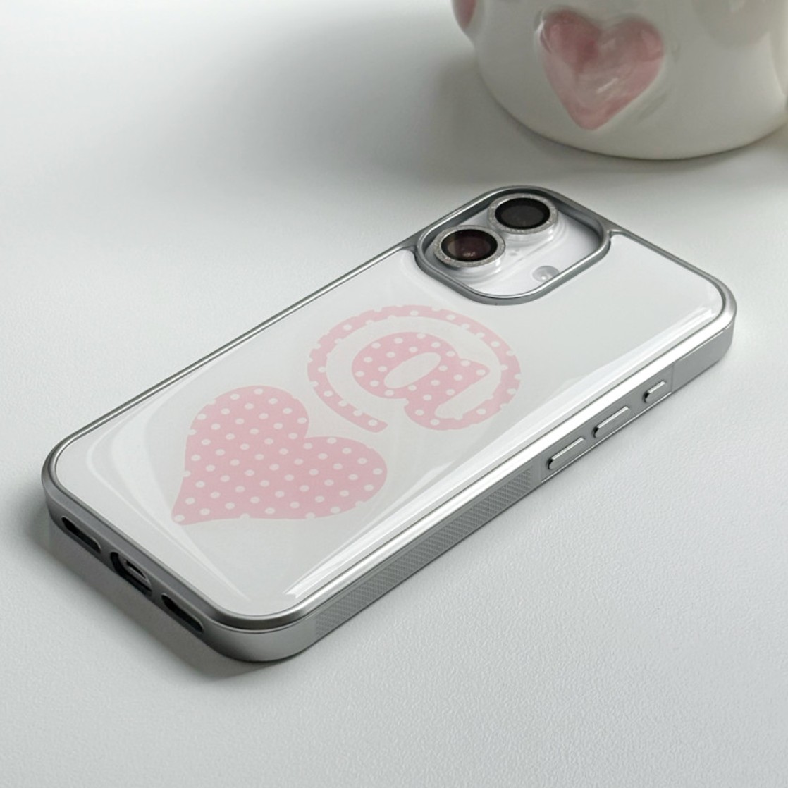 Clmj ハートドット柄 iPhoneケース iPhone  - Phone Cases That Charge Your Phone のレビューと価格