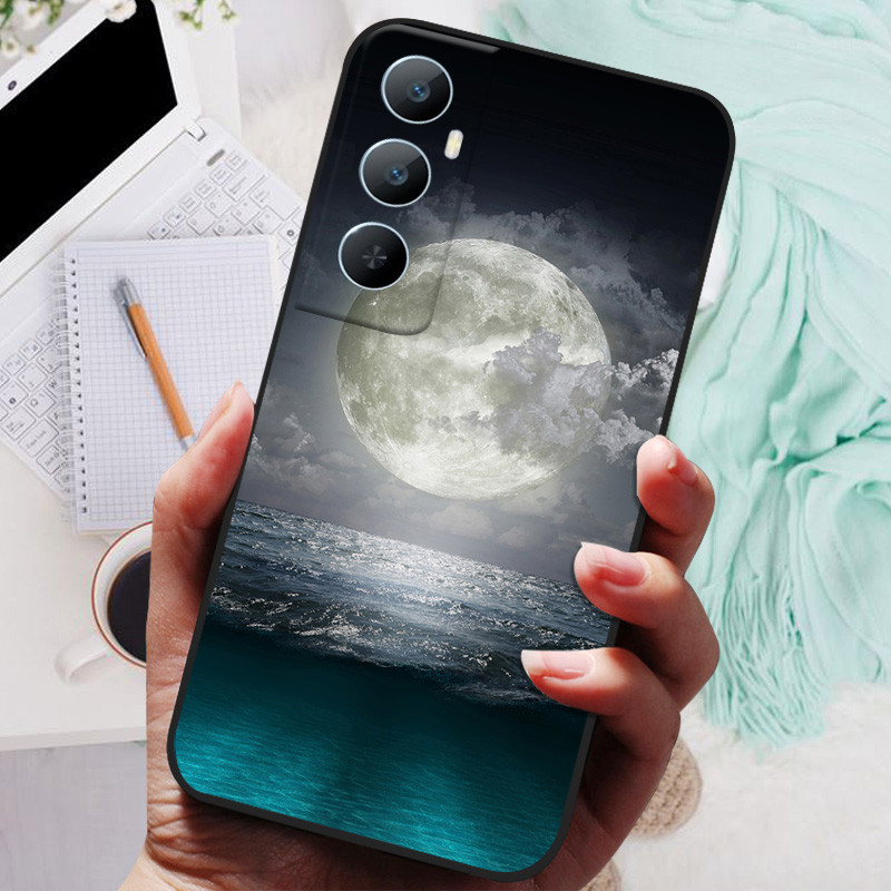 Realme C65 4 グラムケースシリコン TPU 黒バ - Phone Cases Rimowa のレビューと価格