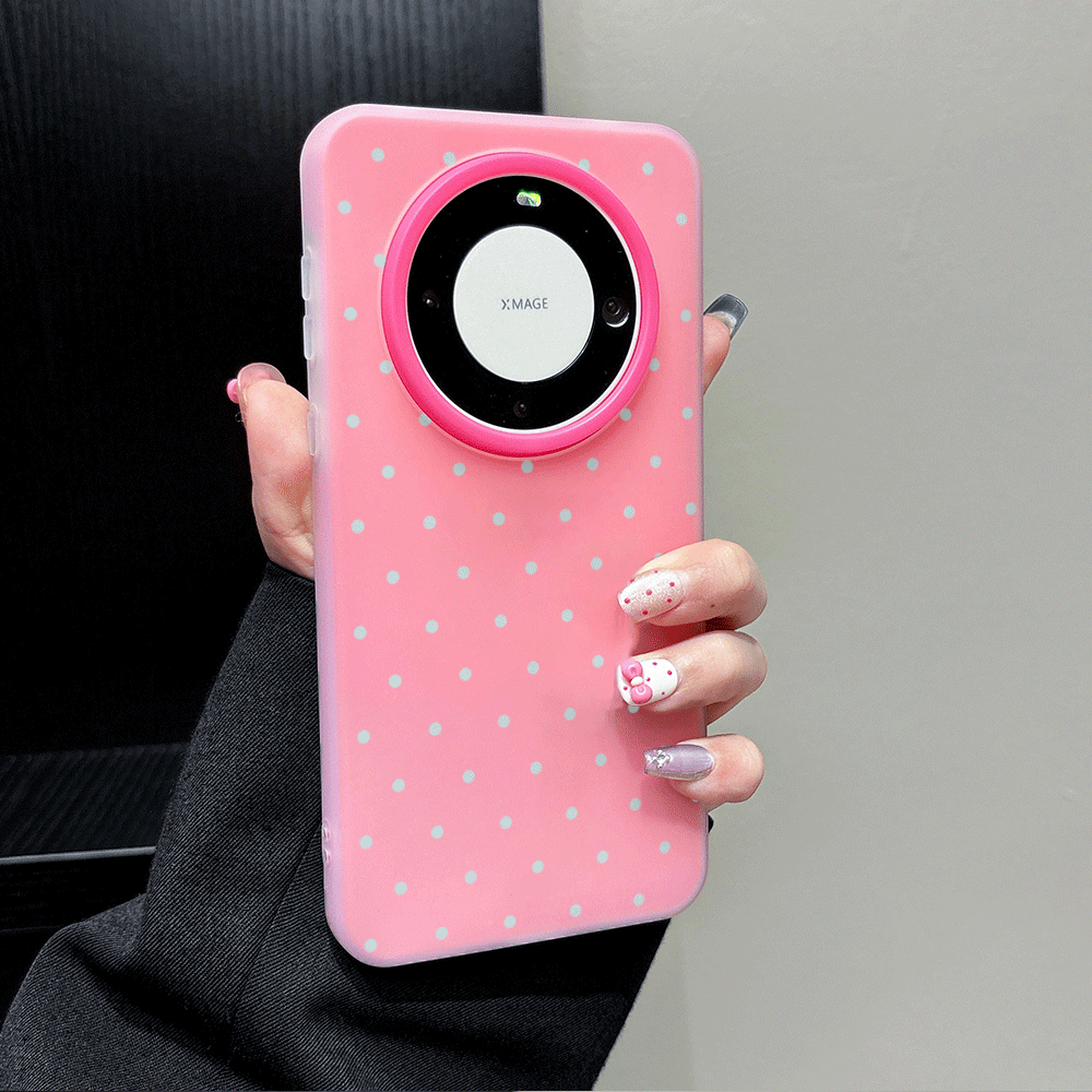愛らしいライトブルーの水玉模様のスマホケース Xiaomi  - Phone Cases Polka Dot のレビューと価格