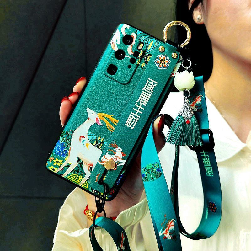 漫画柄の斑点のある鹿の赤紫レザー携帯電話ケース、Samsun - Phone Cases Red Deer のレビューと価格