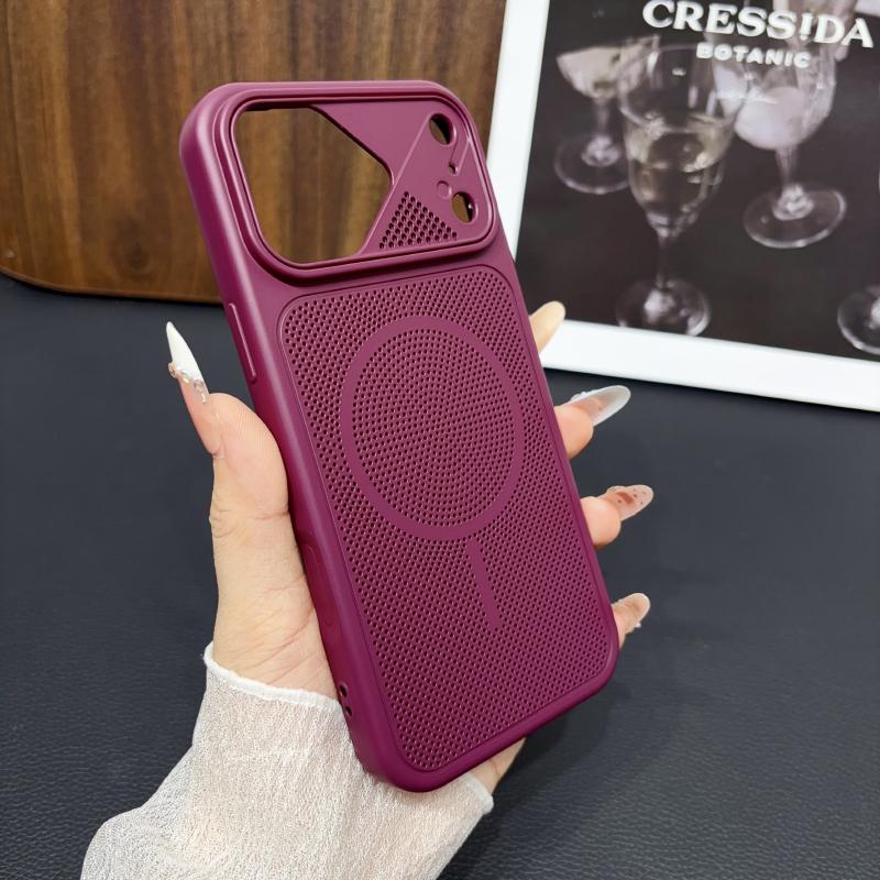 MagSafe対応 磁気ワイヤレス充電対応 ソリッドカラーマ - Heat Dissipation Case のレビューと価格