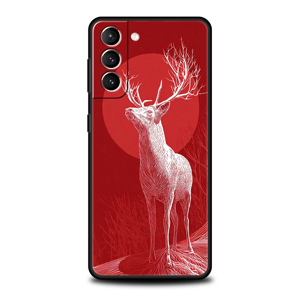 レッドディア柄スマホケース Samsung Galaxy S - Phone Cases Red Deer のレビューと価格