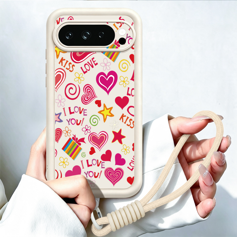 ハート柄のスマホケース Google Pixel 10 9  - Phone Cases Google Pixel 9A のレビューと価格