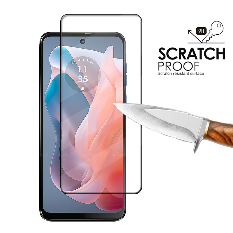 4 個フルカバーガラスモトローラモト G プレイ 2024  - Phone Cases Moto G のレビューと価格