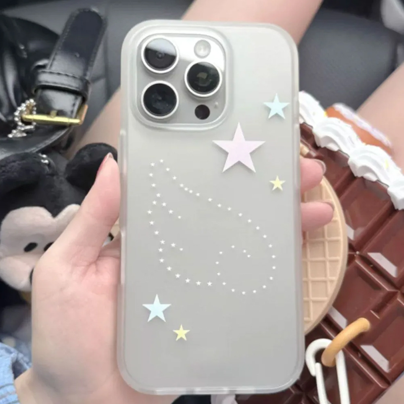 シンプルなエンジェルホワイトポルカドットクリアフロスト加工i - Phone Cases Polka Dot のレビューと価格
