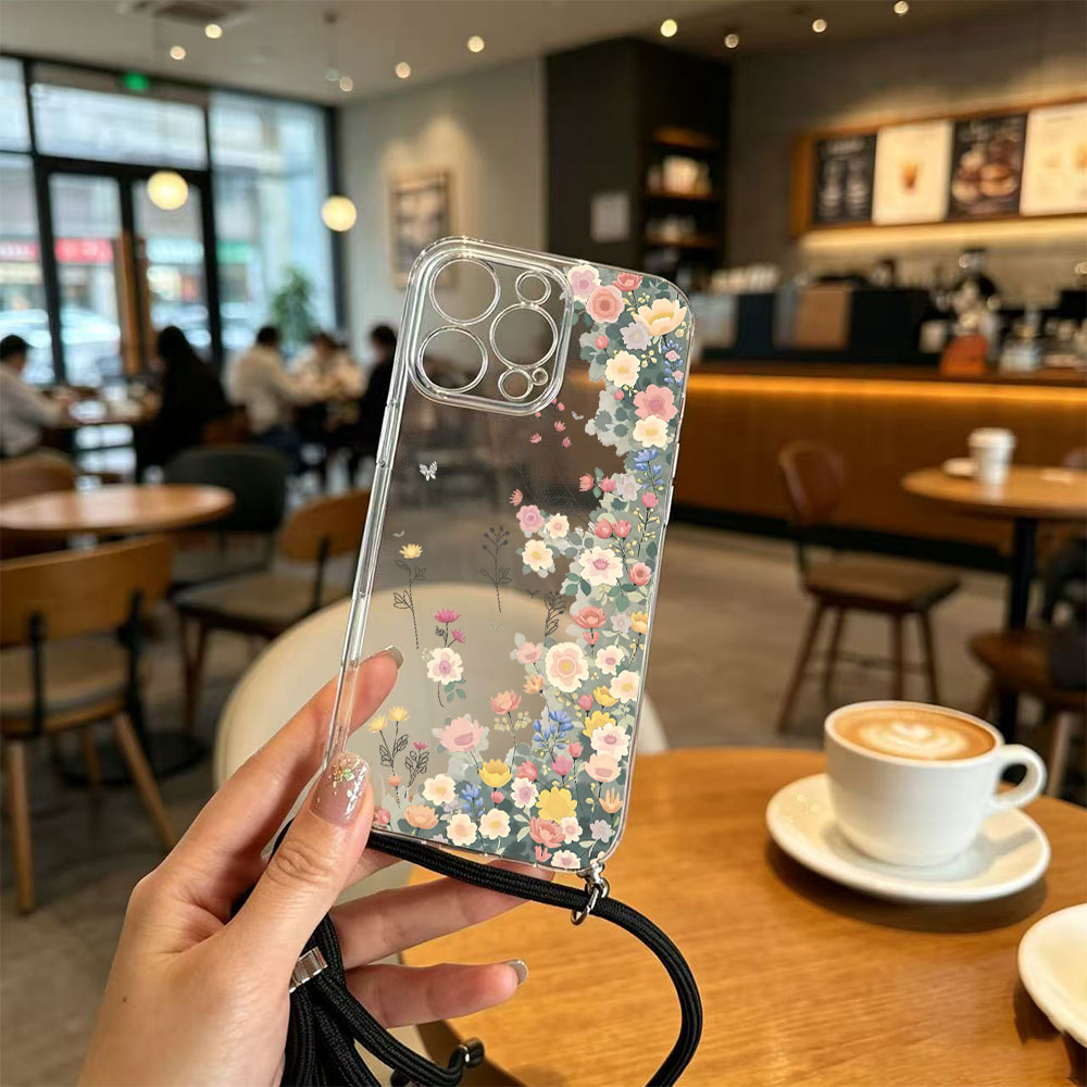 クロスボディランヤードストラップ付きスマホケース iPhon - Phone Cases With Loop のレビューと価格