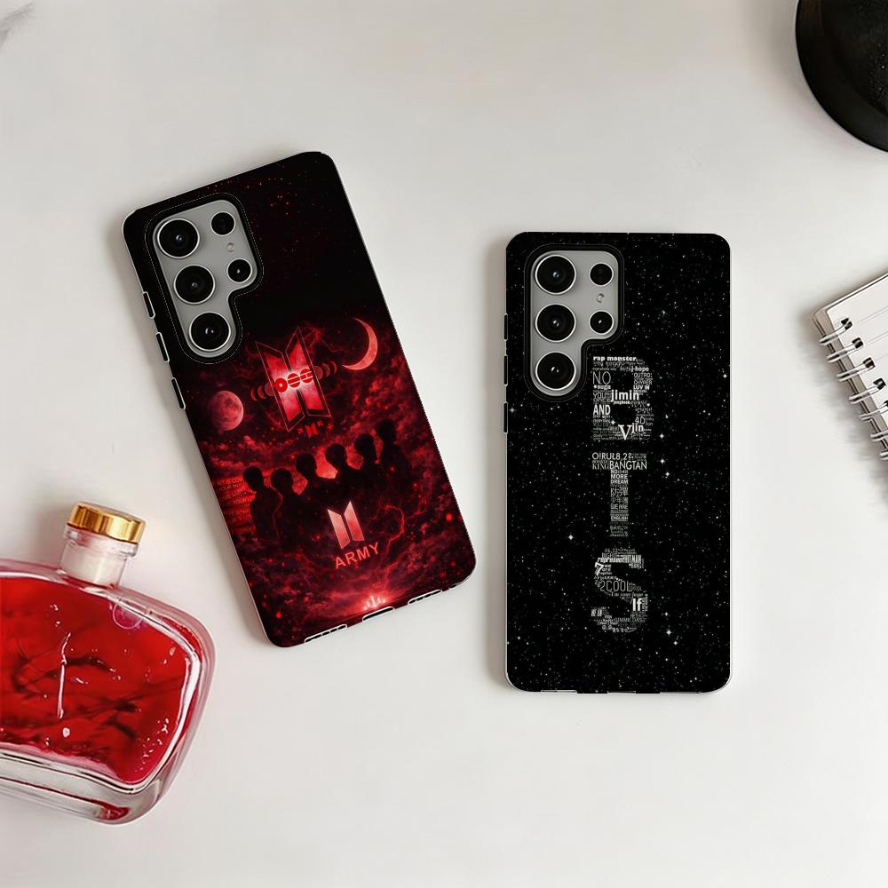 クールな防弾BTSボーイズデザインのスマホケース、サムスンギ - Phone Cases Samsung S24 のレビューと価格