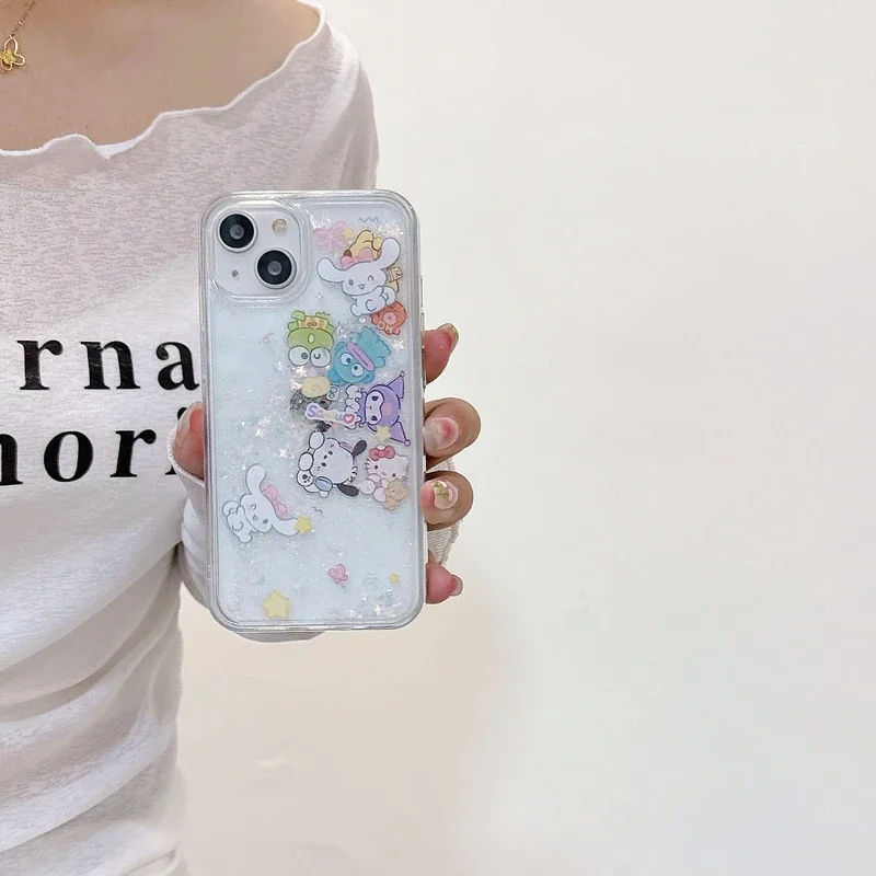 サンリオ-グリッタークイックサンド電話ケース,クリアカバー, - Phone Cases Rimowa のレビューと価格