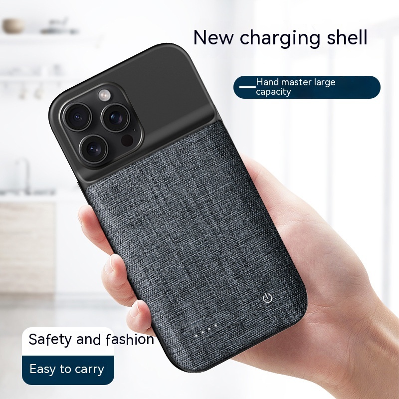 IPhone用オックスフォードファブリックケース,充電器カバ - Phone Cases That Charge Your Phone のレビューと価格