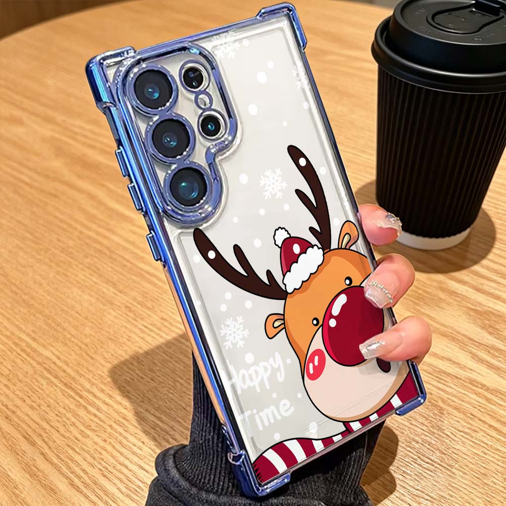 漫画の赤鼻の鹿柄落下防止ケース Samsung Galaxy - Phone Cases Red Deer のレビューと価格