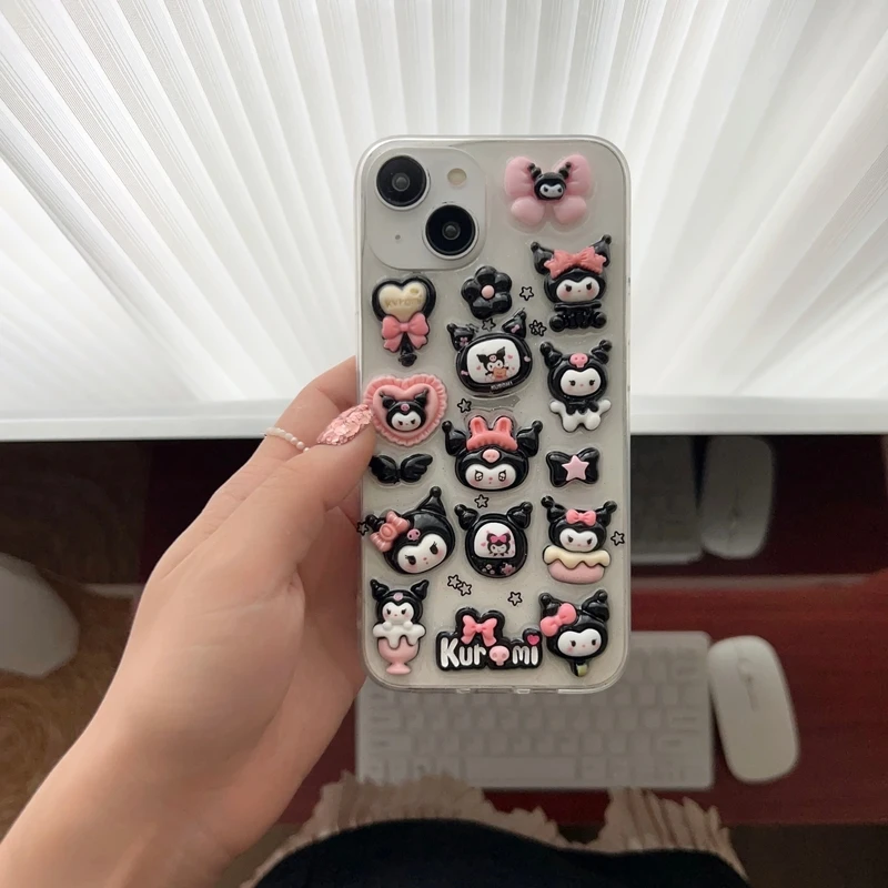 IPhone用の透明な耐衝撃ケース,ソフトケース,サンリオ, - Phone Cases Rimowa のレビューと価格