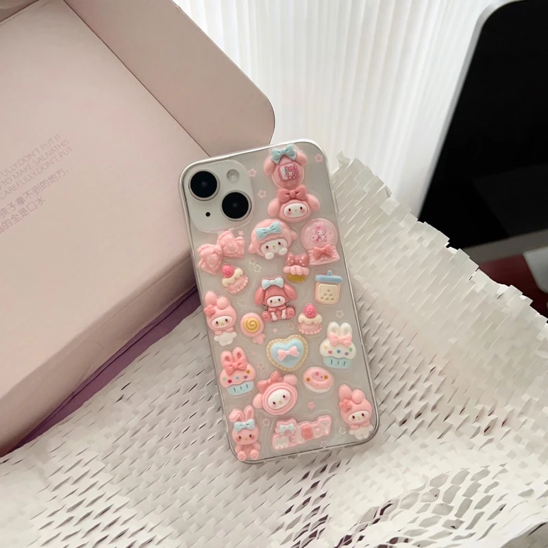 IPhone用の透明な耐衝撃ケース,ソフトケース,サンリオ, - Phone Cases Rimowa のレビューと価格