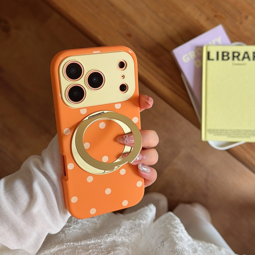 INS ポルカドット マグネティック 360 °   回転ブ - Phone Cases Polka Dot のレビューと価格