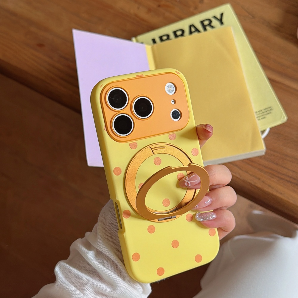 INS ポルカドット マグネティック 360 °   回転ブ - Phone Cases Polka Dot のレビューと価格