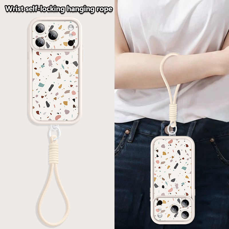 リストストラップ付きランヤードフォンケース iPhone 1 - Phone Cases With Loop のレビューと価格