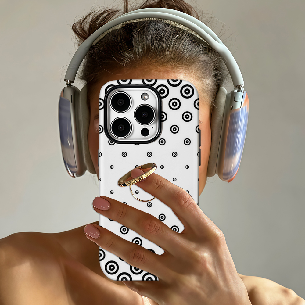 黒白ターゲットドット柄iPhoneケース iPhone 17 - Phone Cases Target のレビューと価格