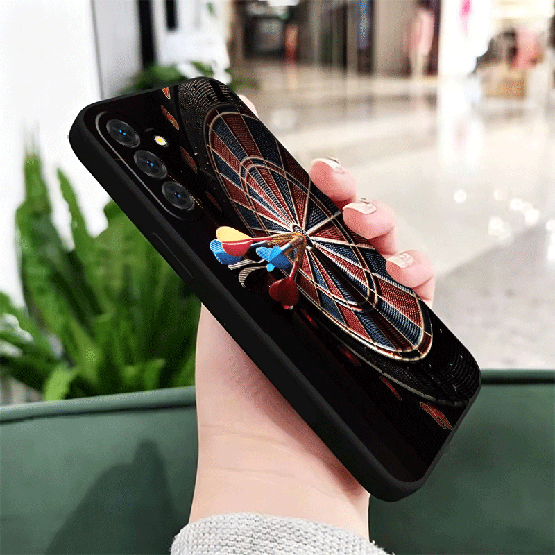 ダーツ柄ワイヤーターゲットソフトフォンケース サムスン A1 - Phone Cases Target のレビューと価格
