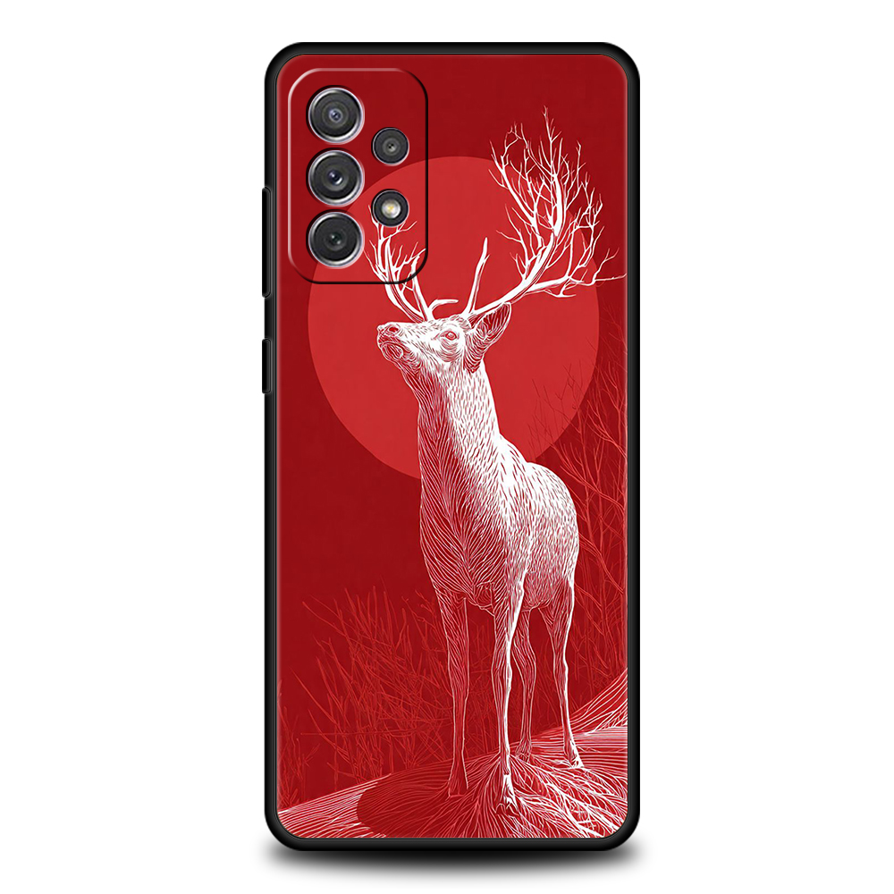 レッドディア柄スマホケース Samsung Galaxy A - Phone Cases Red Deer のレビューと価格