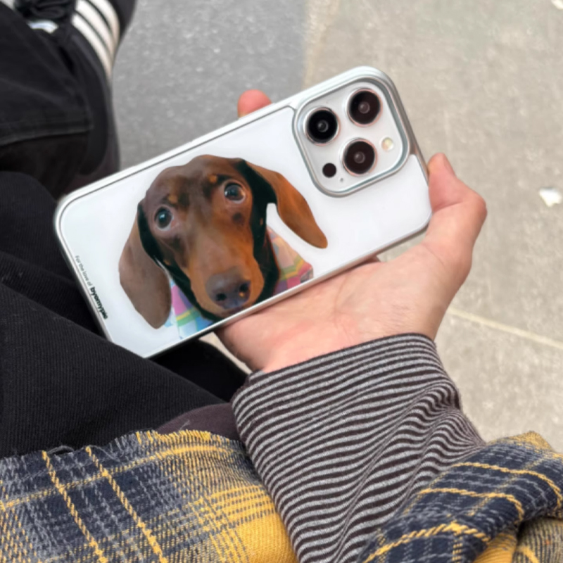 可愛いソーセージ子犬柄のiPhoneケース iPhone 1 - Phone Cases That Charge Your Phone のレビューと価格