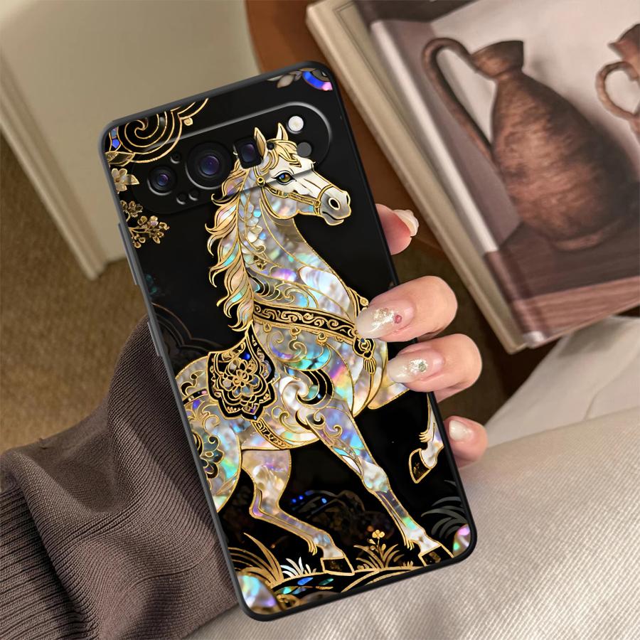 ラッキーホース Funda 電話カバーケース Google  - Phone Cases Google Pixel 9A のレビューと価格