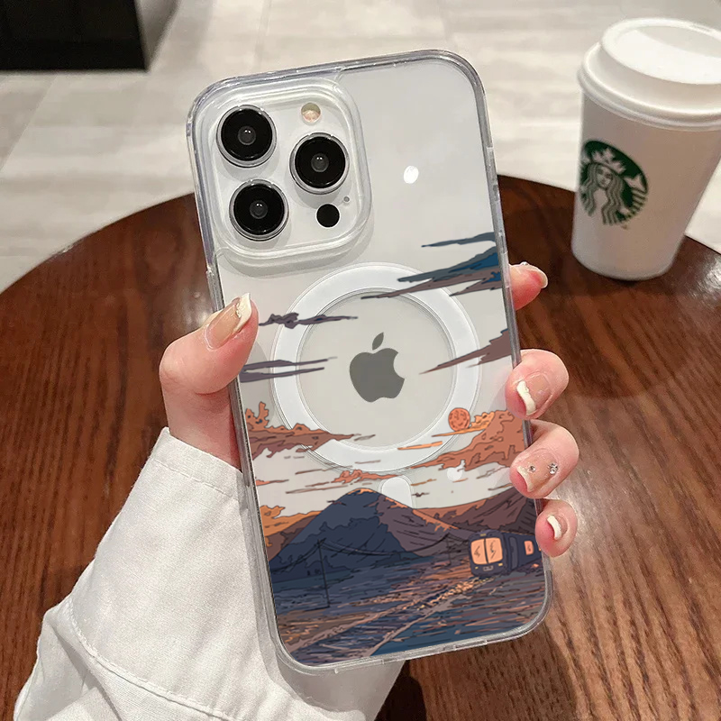 夕焼け柄ファッションスマホケース iPhone 17 Pro - Phone Cases Magsafe のレビューと価格