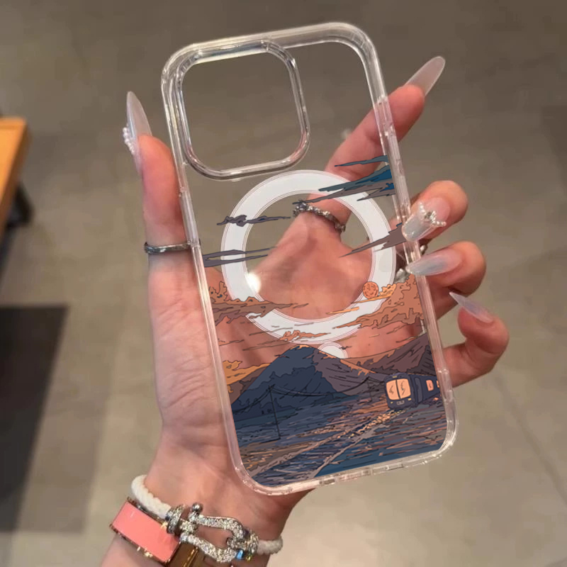 夕焼け柄ファッションスマホケース iPhone 17 Pro - Phone Cases Magsafe のレビューと価格