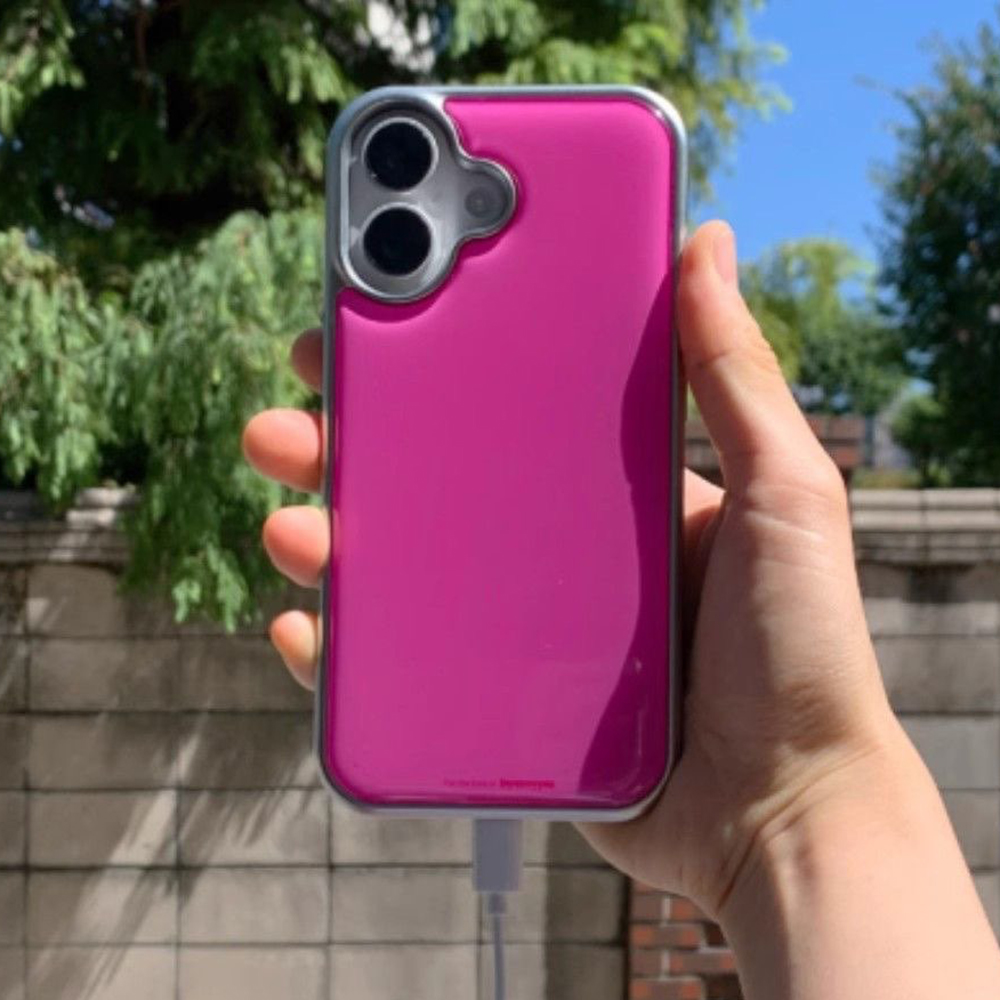 LALA 韓国風無地水玉模様スマホケース iPhone 17 - Phone Cases That Charge Your Phone のレビューと価格