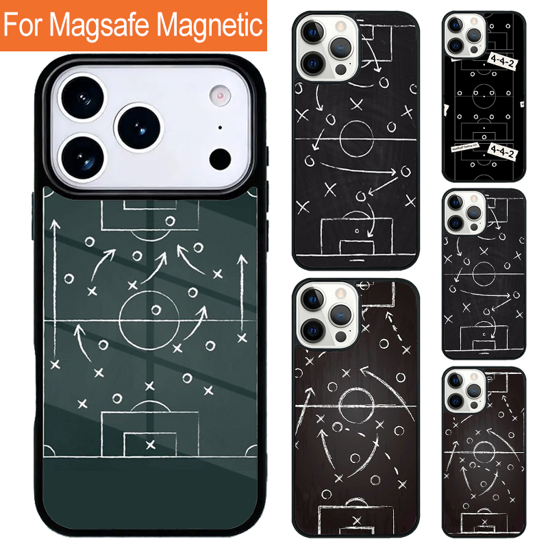 サッカー戦術タイム磁気電話ケース iPhone 17 Pro - Military Grade Case のレビューと価格