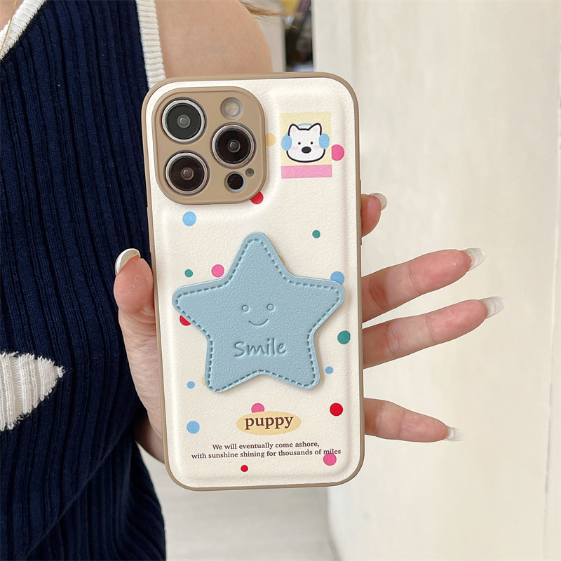 カラーポルカドットキュートスターフォンケース iPhone  - Phone Cases With Loop のレビューと価格