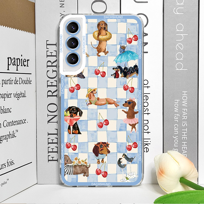 キュートなソーセージドッグ柄スマホケース Samsung G - Phone Cases Galaxy S26 Ultra のレビューと価格