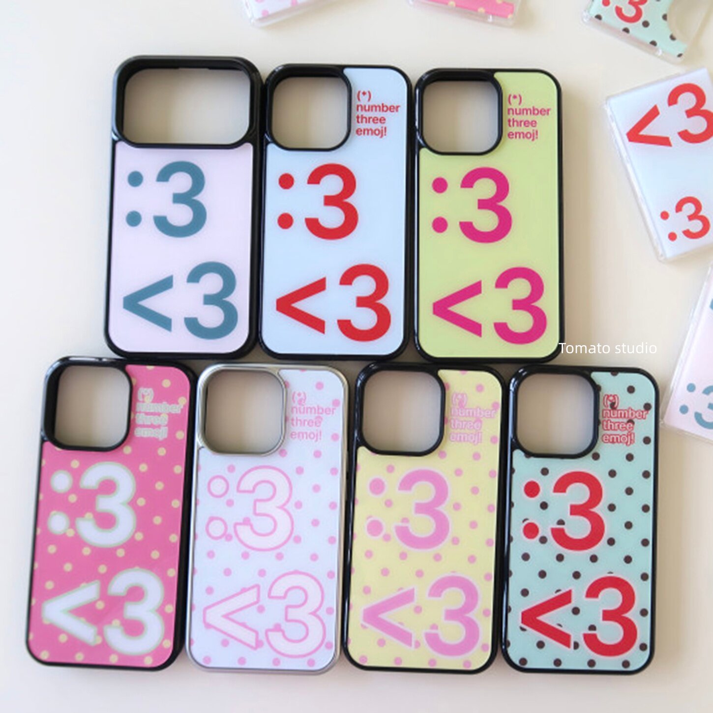 韓国風デジタルシンボル水玉模様iPhoneケース iPhon - Phone Cases Polka Dot のレビューと価格