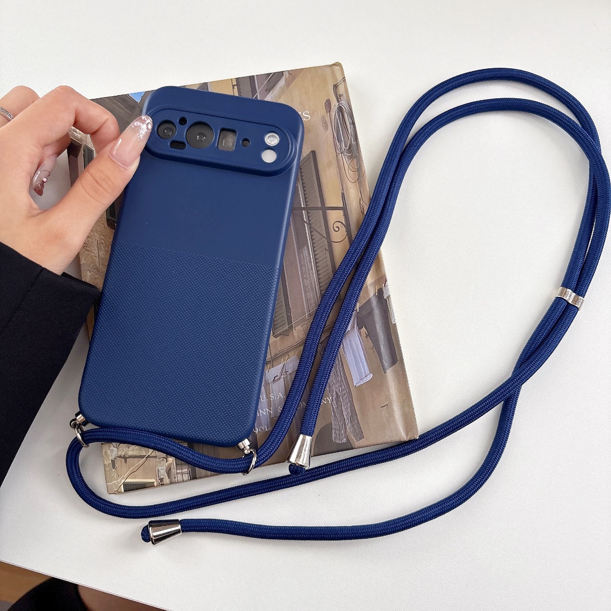 クロスボディランヤードストラップ付きマットTPUスマホケース - Phone Cases With Loop のレビューと価格