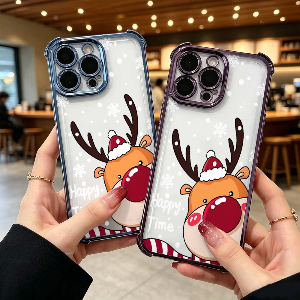 漫画の赤鼻の鹿のスマホケース iPhone 17 16 15 - Phone Cases Red Deer のレビューと価格