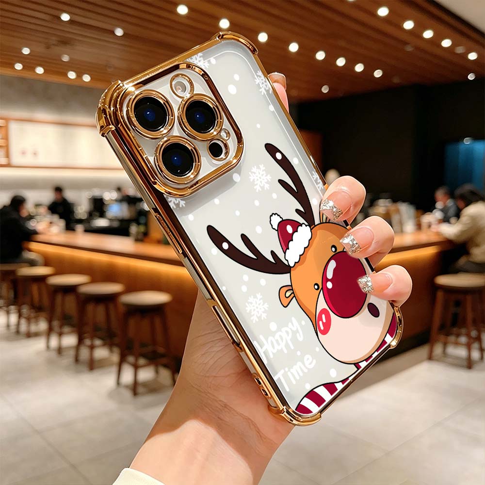 漫画の赤鼻の鹿のスマホケース iPhone 17 16 15 - Phone Cases Red Deer のレビューと価格