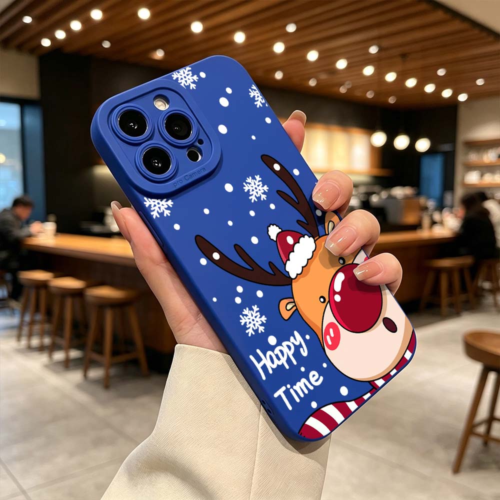 漫画の赤鼻の鹿のスマホケース iPhone 17 16 15 - Phone Cases Red Deer のレビューと価格